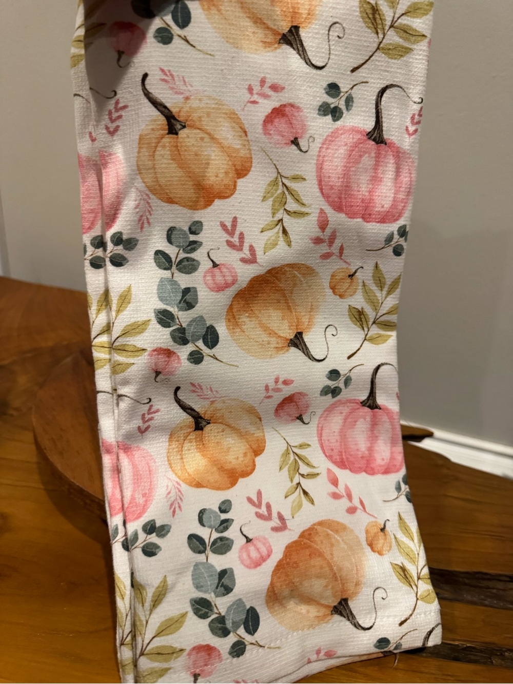Pumpkin Kitchen Towels Set of 2 - Picture 4 of 5